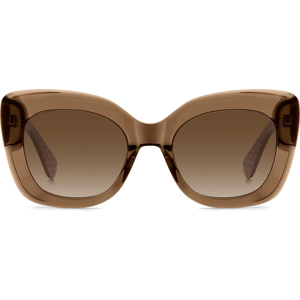 Kate Spade New York Kalie 52mm Gradient Square Sunglasses In Brown