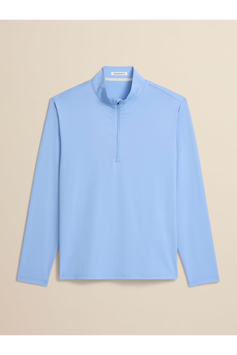 D Street 1/4 Zip, Main, color, Chambray