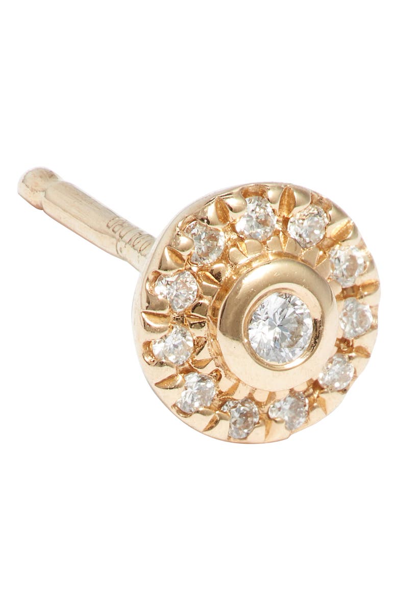 Dana Rebecca Designs Lauren Joy Mini Diamond Disc Stud Earrings, Alternate, color, 