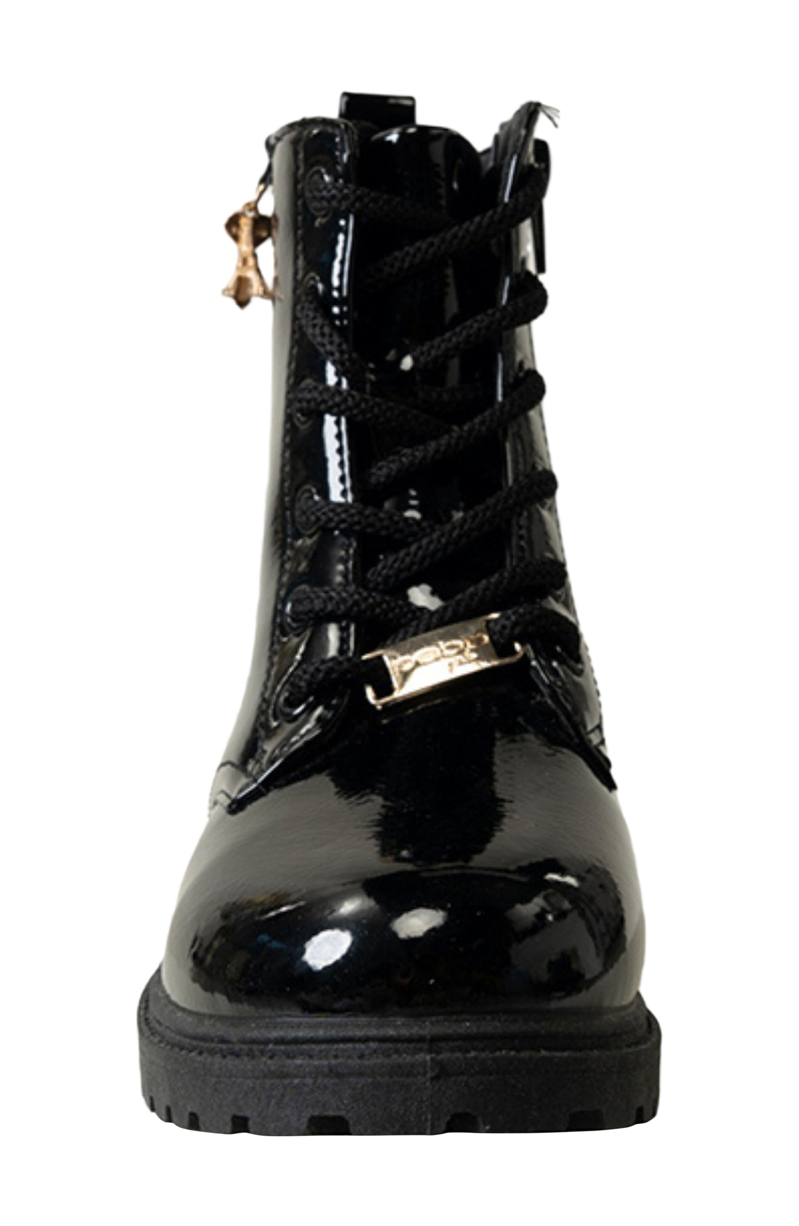 Kids' Lace Up Boot, Alternate, color, BLACK