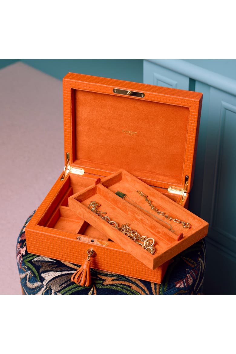Charlotte Jewelry Box, Alternate, color, Orange
