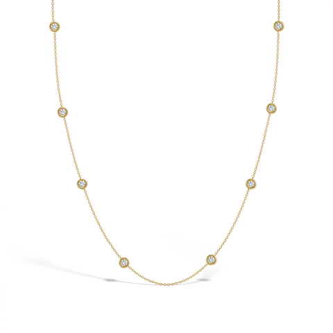 CZ Station Women's Necklace