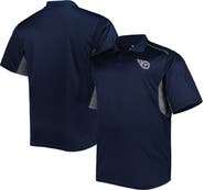 PROFILE Men's Navy Tennessee Titans Big & Tall Team Color Polo