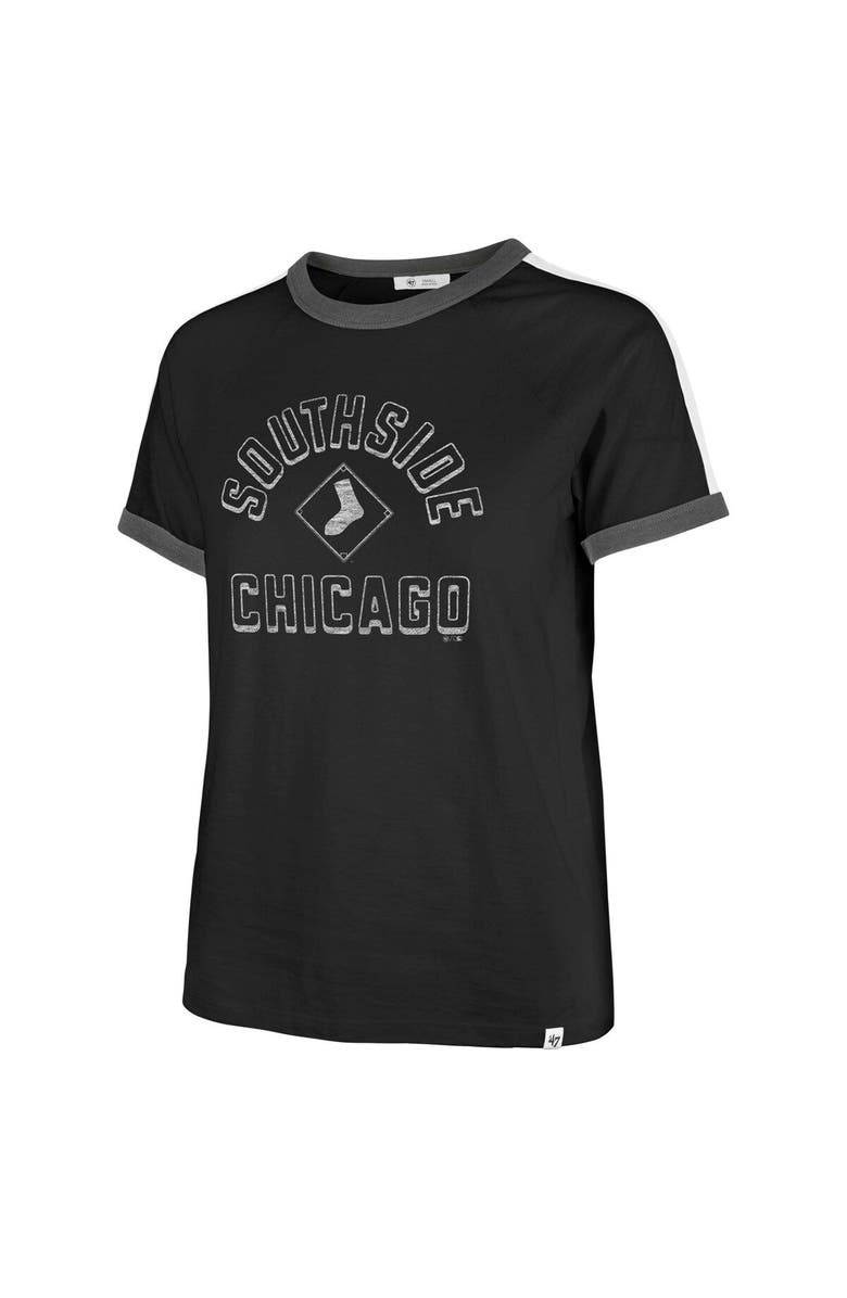 '47 Women's '47 Black Chicago White Sox City Connect Sweet Heat Peyton T-Shirt, Alternate, color, Black
