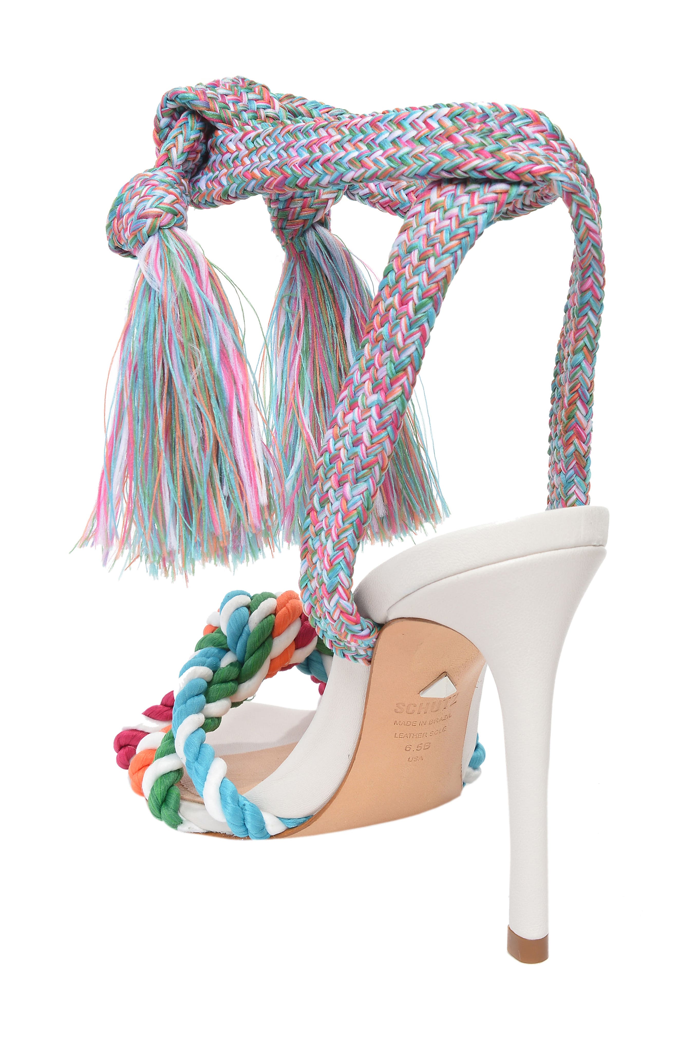 Schutz x Adriana Lima Luces Sandal, Alternate, color, 