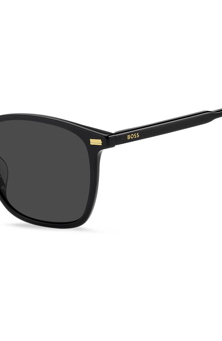 BOSS 53mm Sunglasses, Alternate, color, Black/ Grey