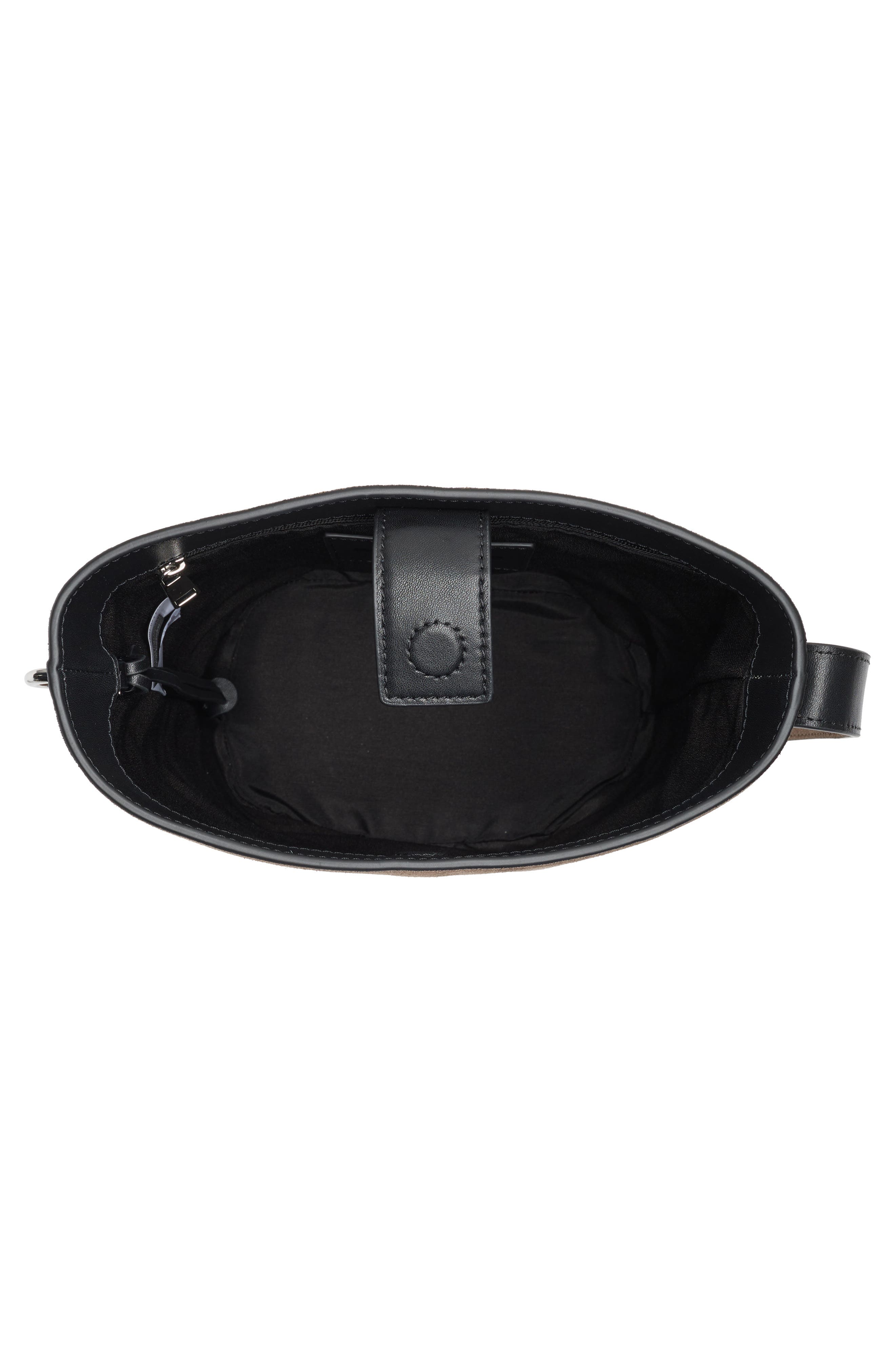 Marc Jacobs Suede Bucket Bag, Alternate, color, Concrete