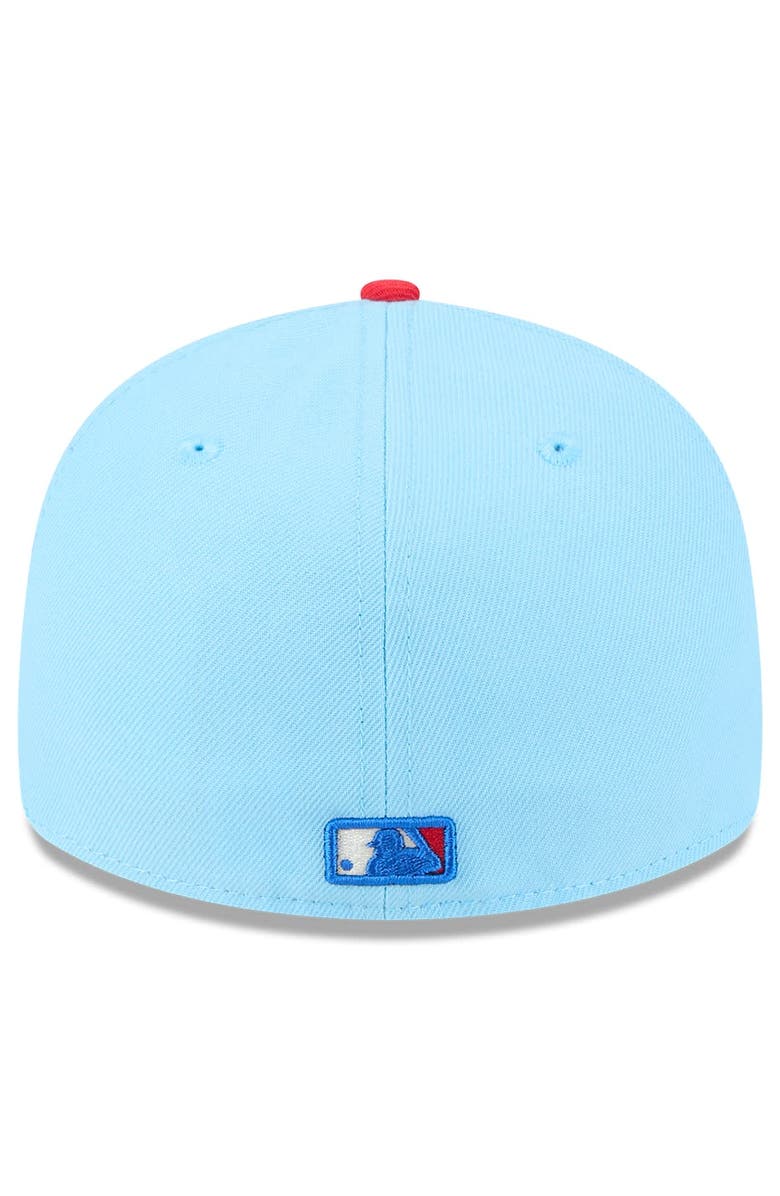 New Era Men's New Era Light Blue/Red Boston Red Sox 2025 Fourth of July Low Profile 59FIFTY Fitted Hat, Alternate, color, 