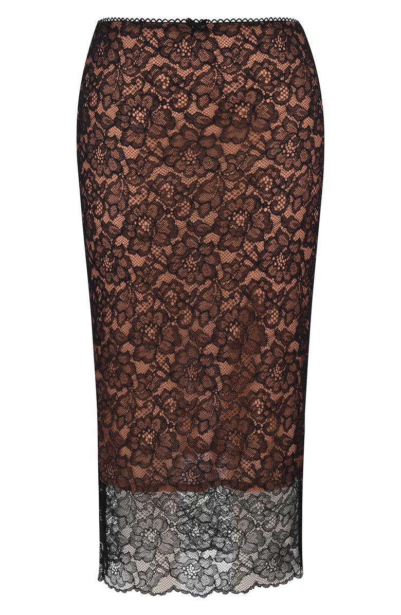 HOUSE OF CB Yolanda Lace Pencil Skirt, Alternate, color, 