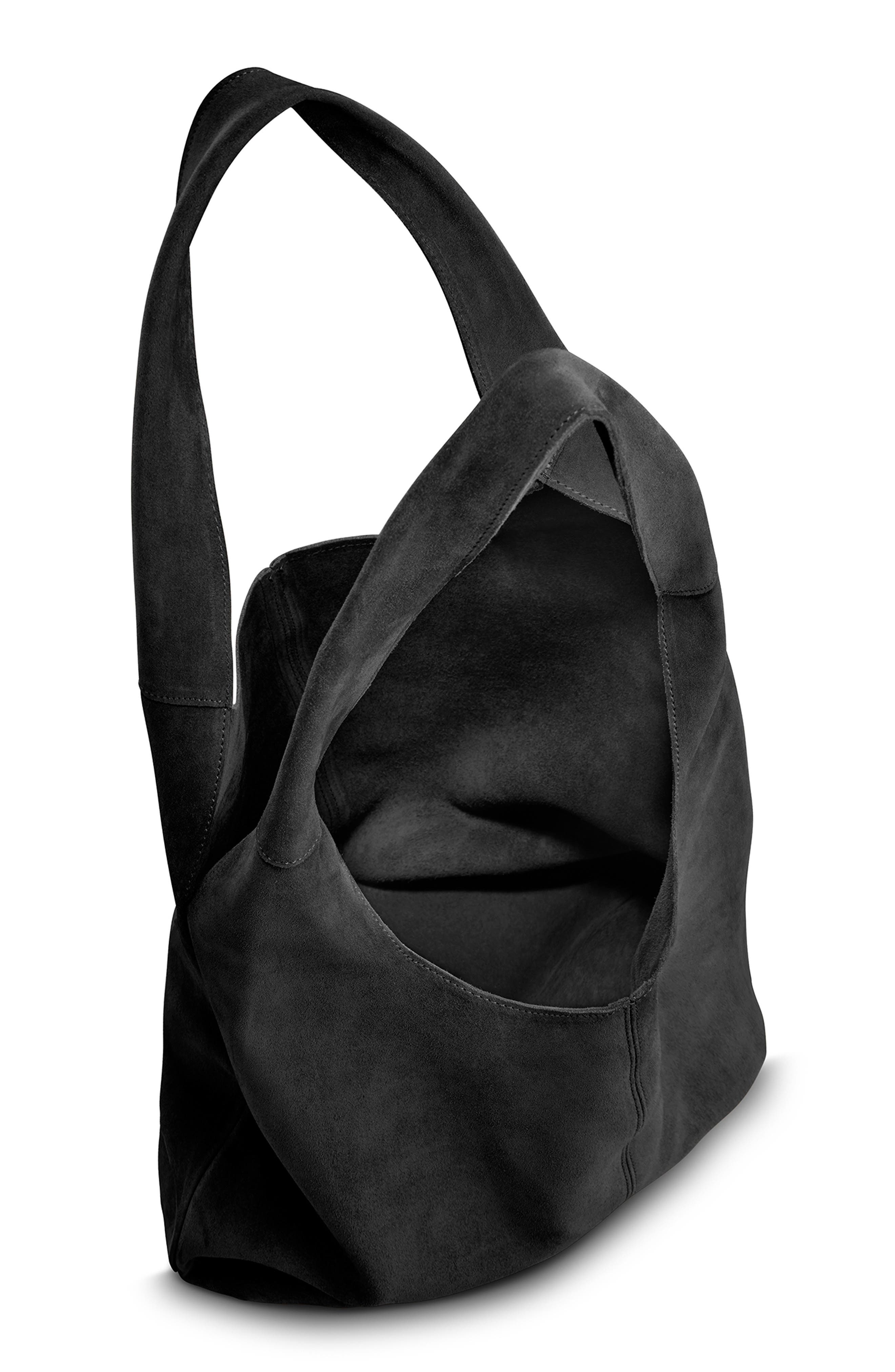 Shinola Market Suede Hobo Bag, Alternate, color, 