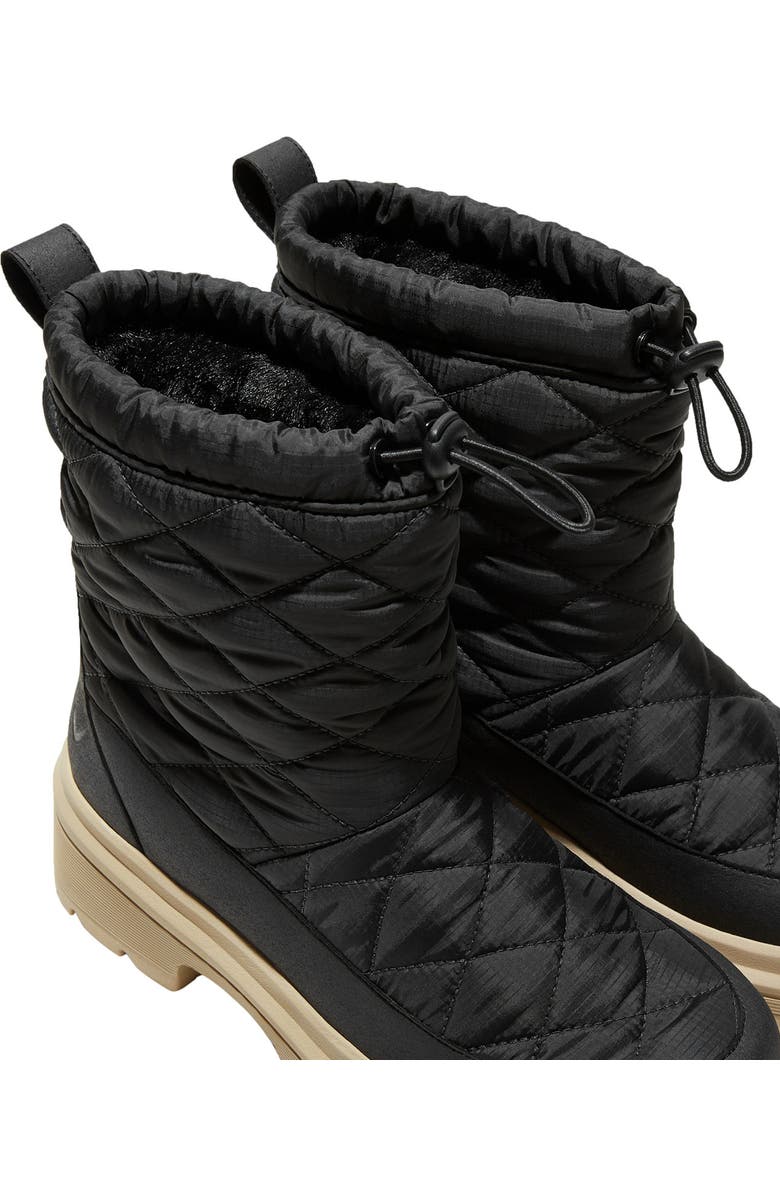 VIVAIA Quilted Waterproof PufferTherm Warm Boots, Alternate, color, Black Water Prf