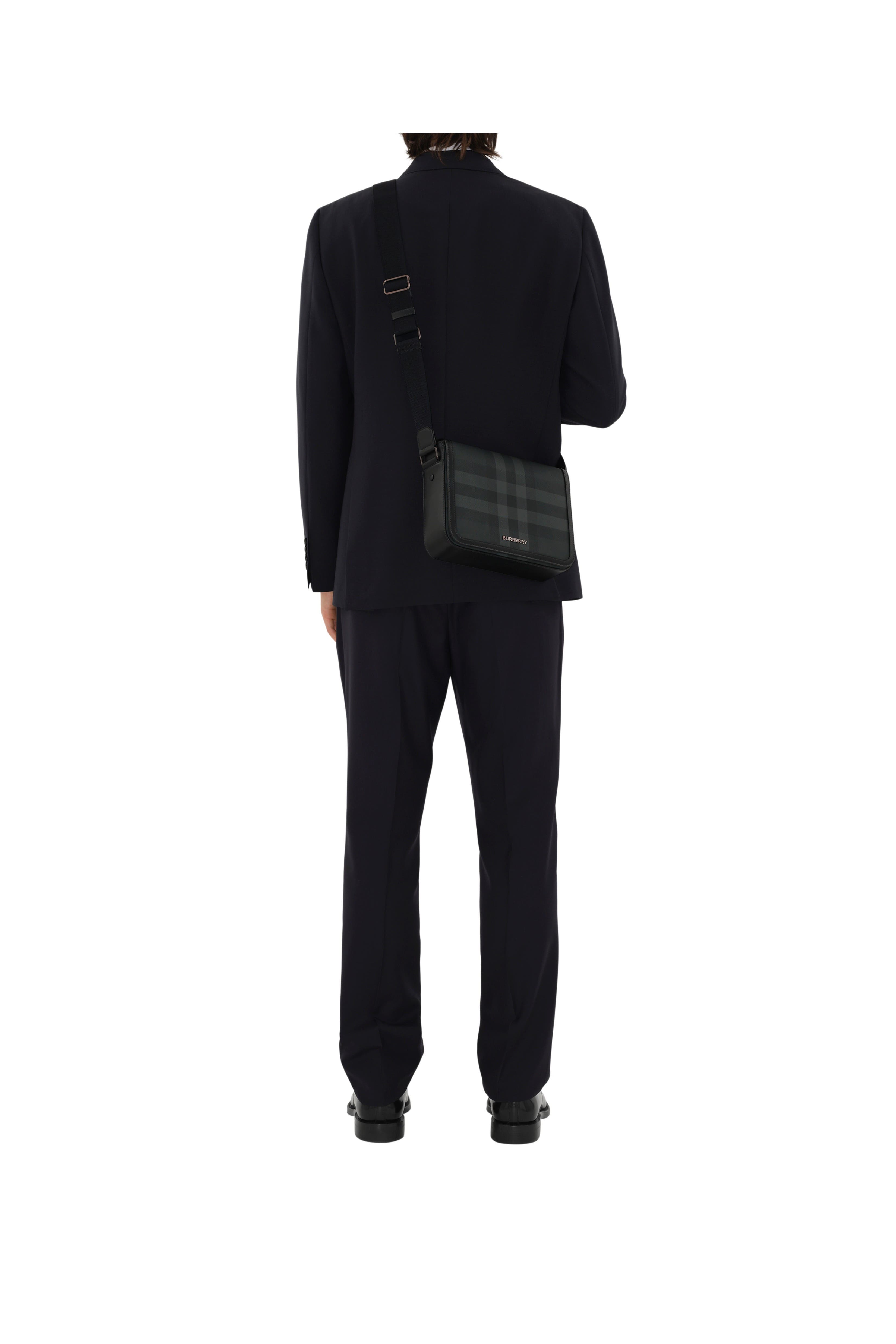 Burberry Small Alfred Bag, Alternate, color, Charcoal