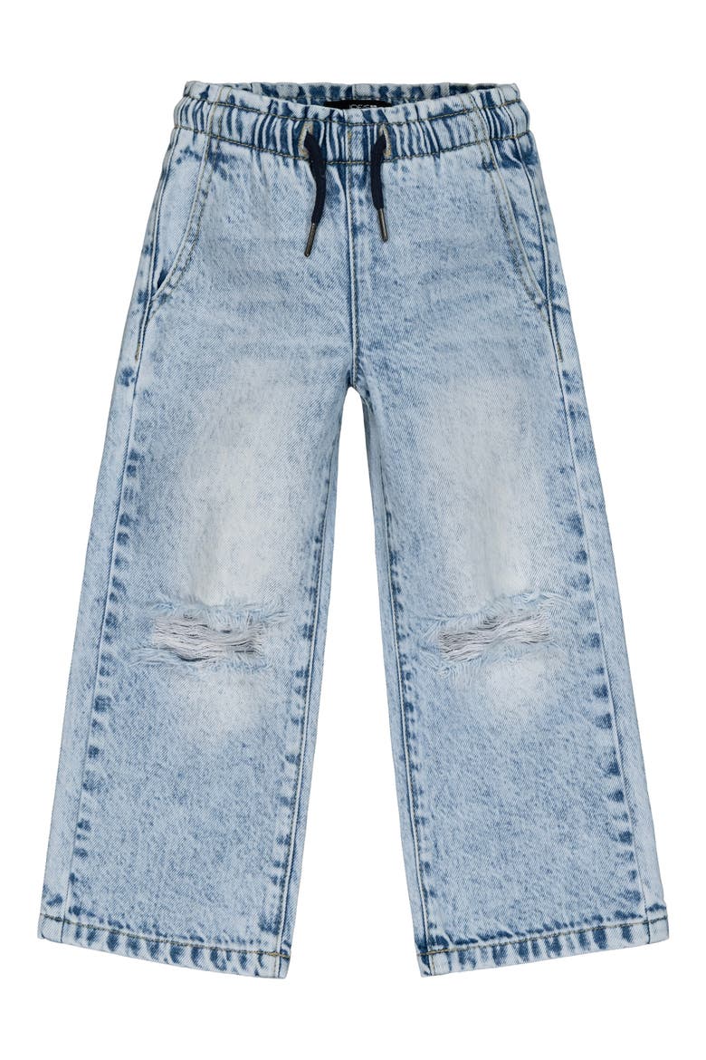 Kids' Mia Wide Leg Jeans, Main, color, BLEACH WASH