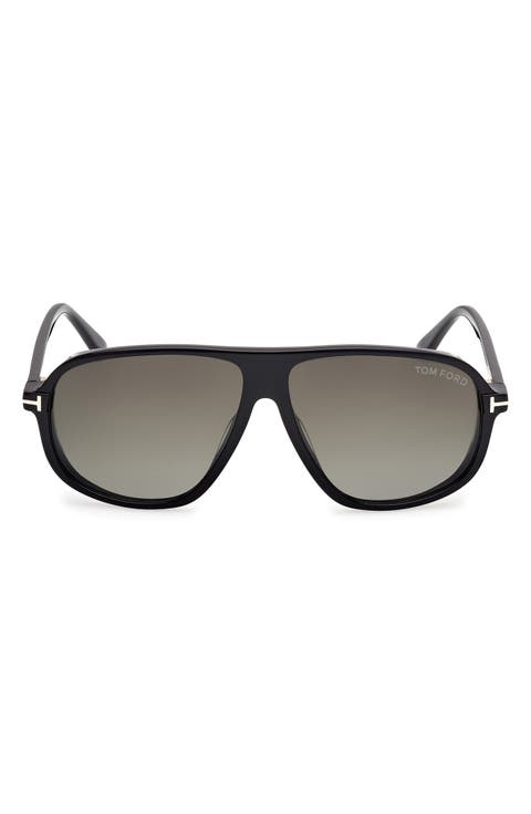 Guillaume 61mm Gradient Pilot Sunglasses