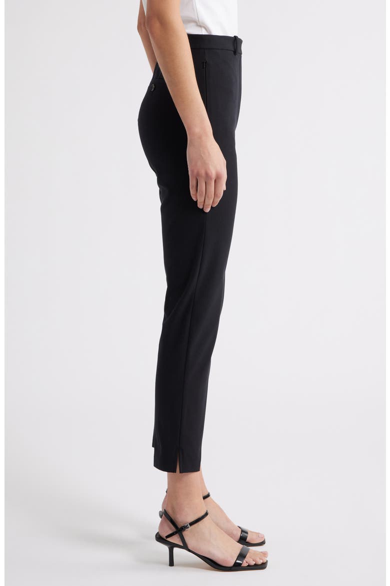 Bistretch High Waist Taper Pants, Alternate, color, BLACK