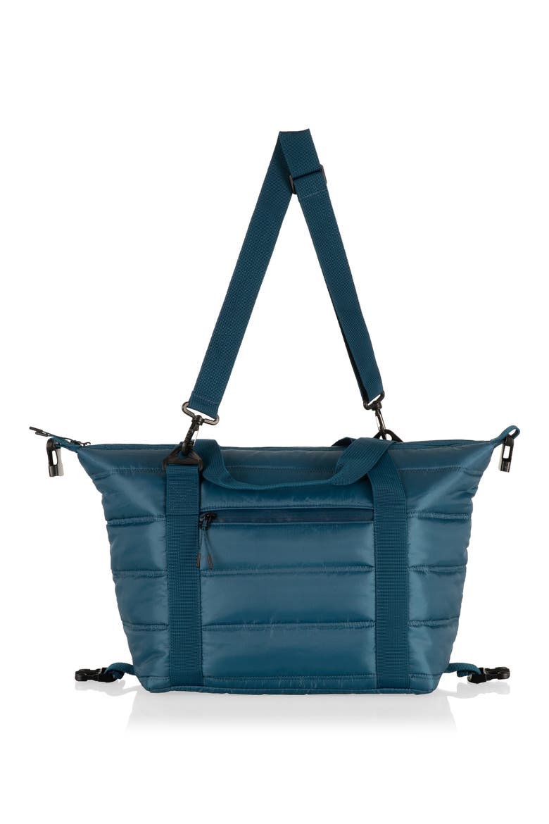 All-Day Quilted Washable Insulated Cooler Bag, Alternate, color, BERYL BLUE