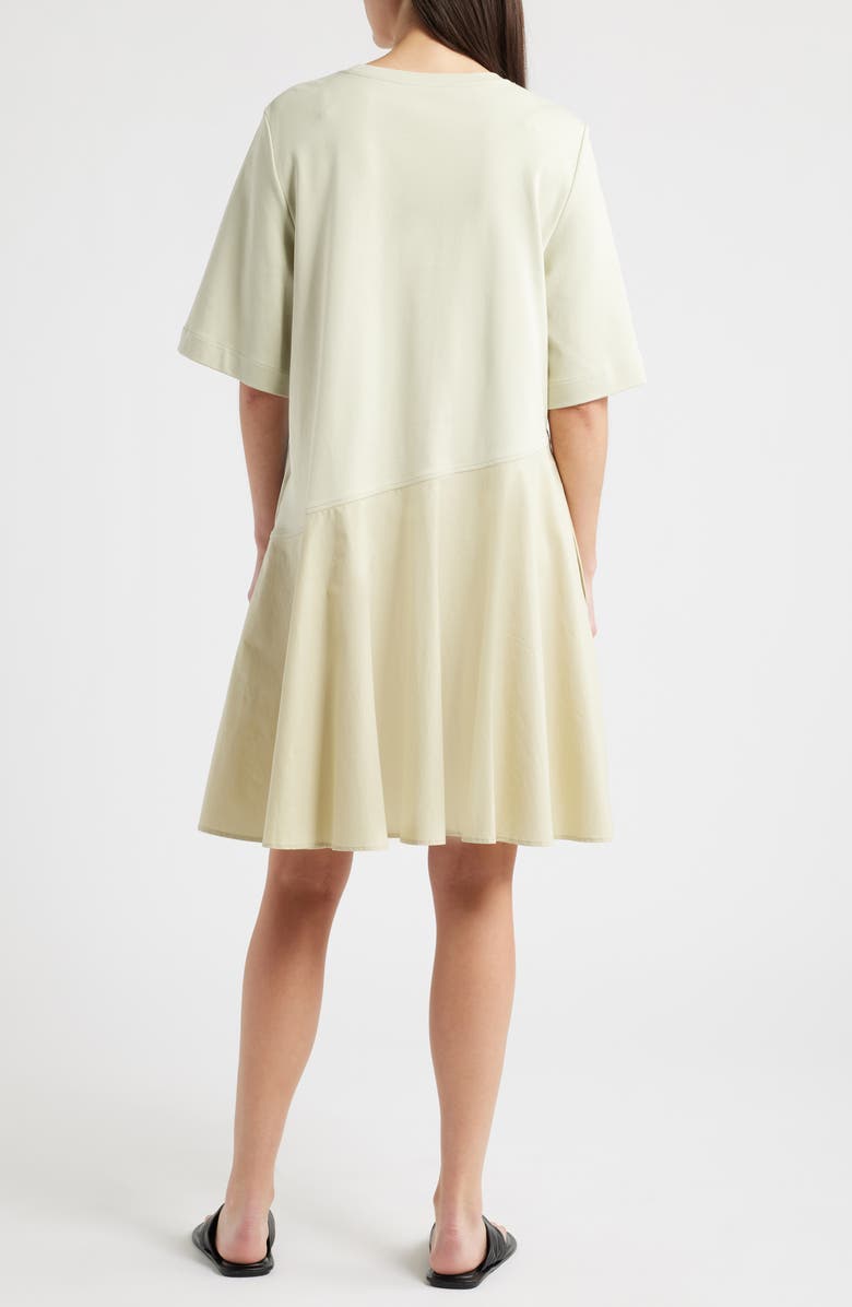 COS Asymmetric Organic Cotton T-Shirt Dress, Alternate, color, 