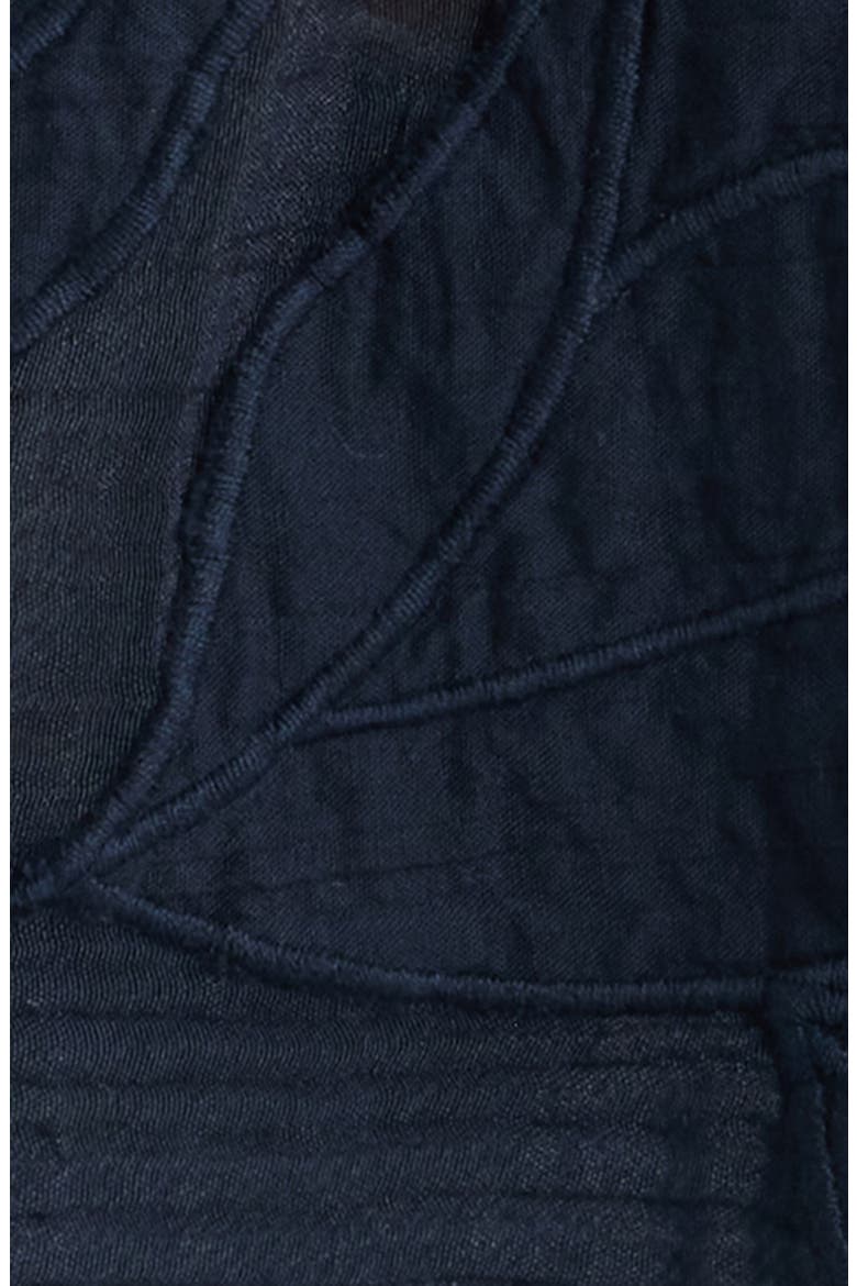 Sheer Cotton Petal Top, Alternate, color, NAVY TRANSPARENT PETAL
