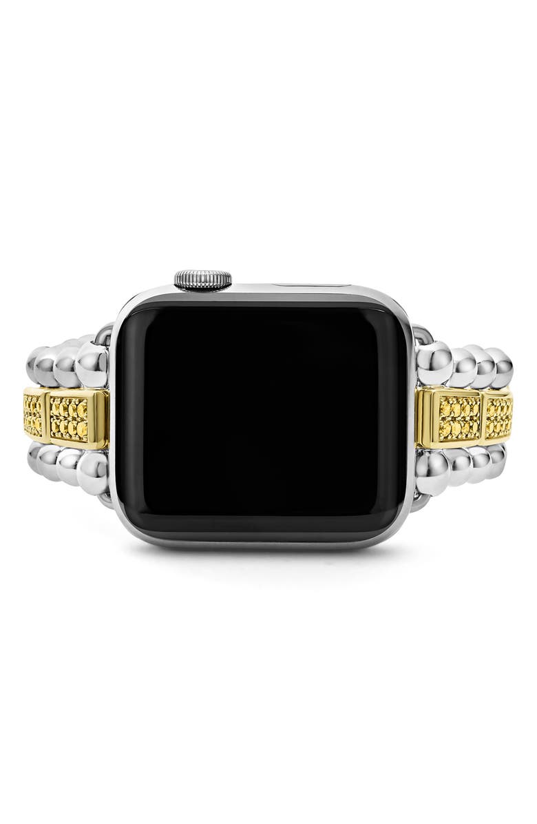 LAGOS Smart Caviar Yellow Sapphire Apple Watch<sup>®</sup> Watchband, Alternate, color,