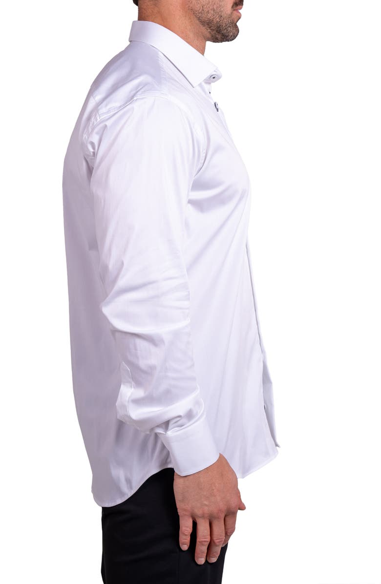 Maceoo Blacklabel Softstretch Ascension Button-Up Shirt, Alternate, color, White