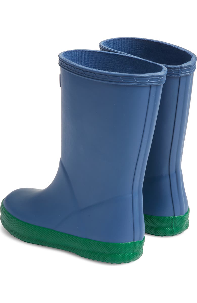 Hunter Kids' Original First Classic Waterproof Rain Boot, Alternate, color,