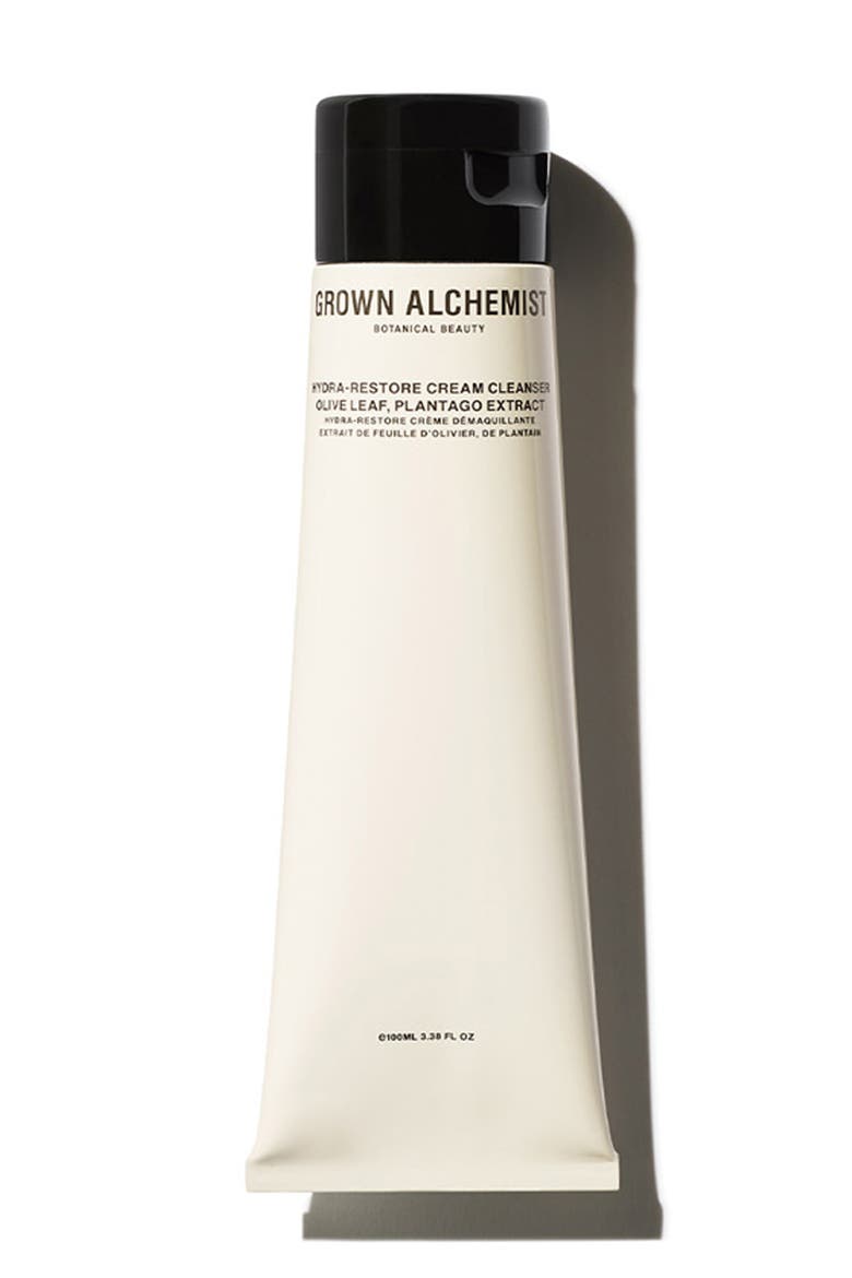 Hydra-Restore Cream Face Cleanser with Olive Leaf & Plantago Extract, Main, color, NO COLOR