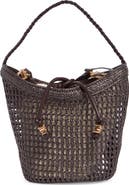 Sam Edelman Marcie Open Weave Small Bucket Crossbody Bag