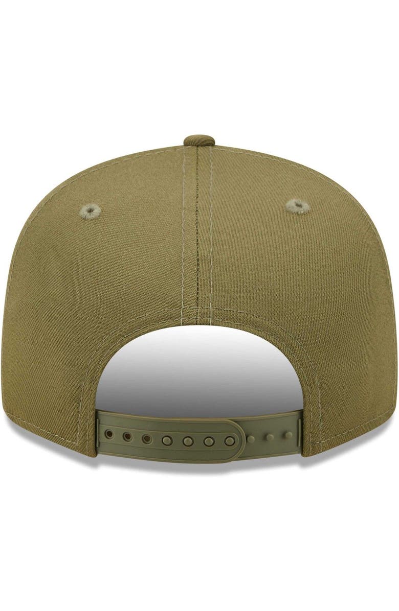 New Era Men's New Era Olive Seattle Seahawks Color Pack 9FIFTY Snapback Hat, Alternate, color, 