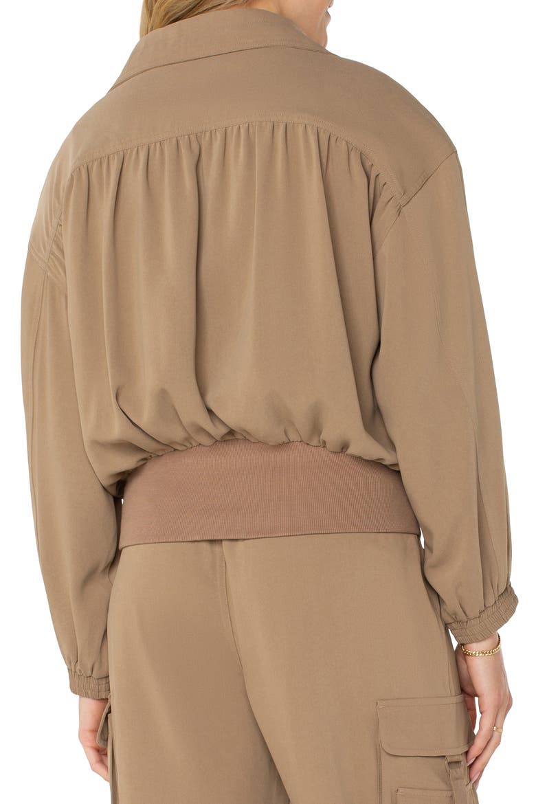 Dolman Sleeve Jacket, Alternate, color, PALO SANTO