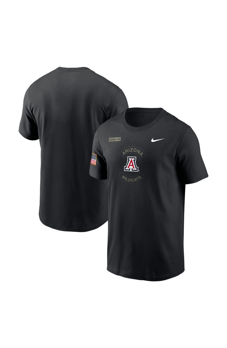 Nike Men's Nike Black Arizona Wildcats 2025 Military Appreciation Performance T-Shirt, Main, color, Black