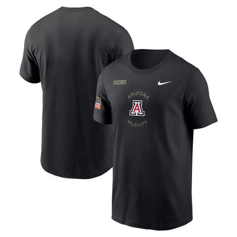Men's Nike Black Arizona Wildcats 2025 Military Appreciation Performance T-Shirt
