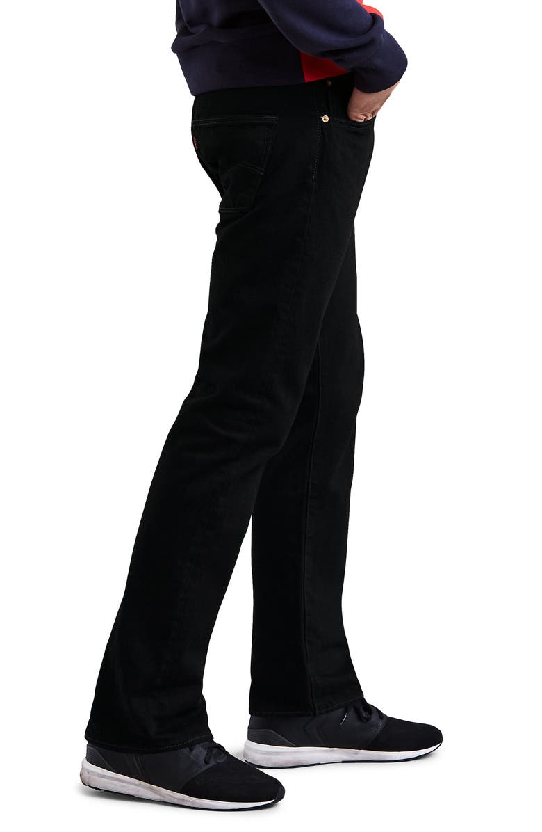 Levi's <sup>®</sup> 501<sup>®</sup> Original Straight Leg Jeans, Alternate, color, Black 37610
