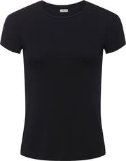 L'AGENCE Ressi Crewneck Short Sleeve T-Shirt