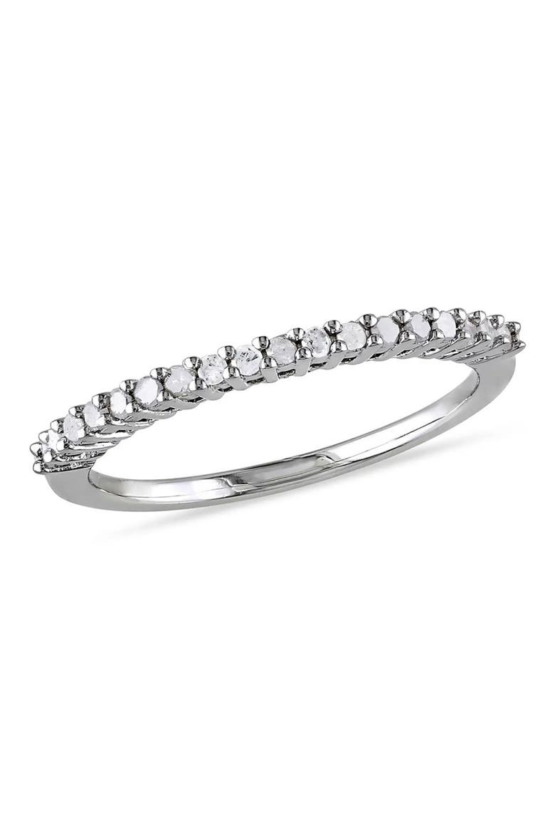 Diamond Anniversary Ring - 0.20ct., Alternate, color, SILVER