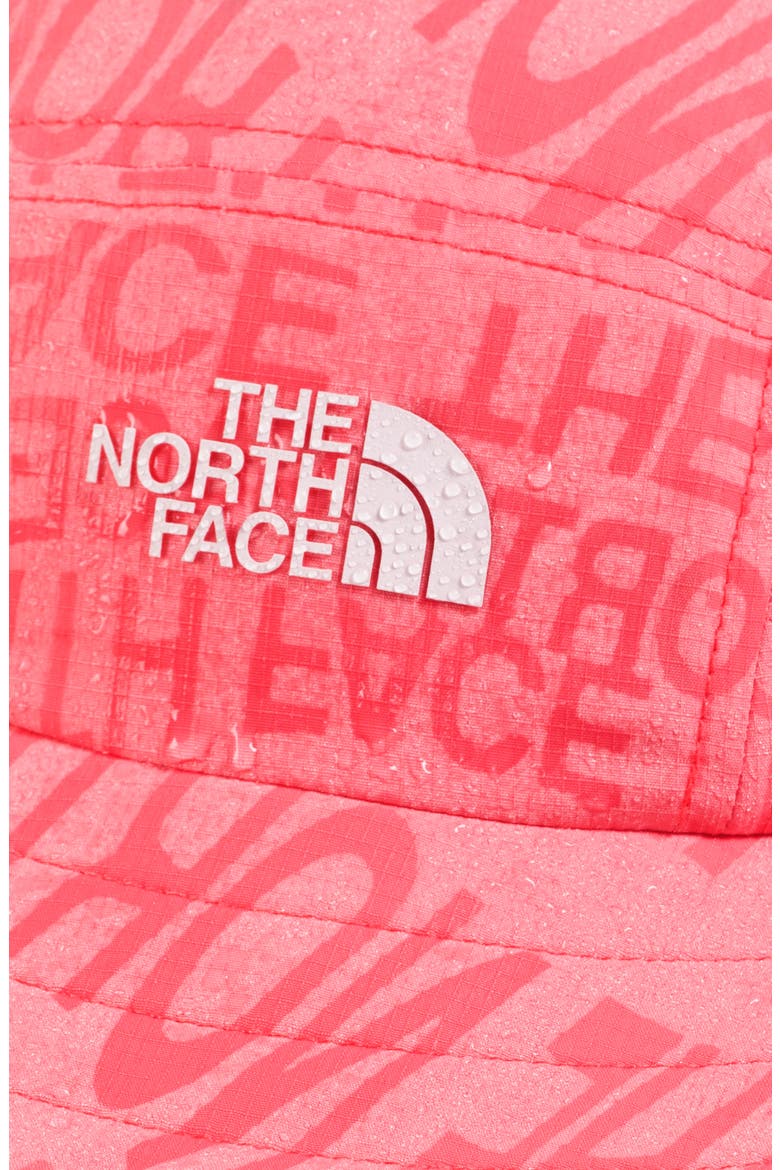 Kids' Class V Brimmer Sun Hat, Alternate, color, CORAL CRUSH LOGO WEATHER TOPO