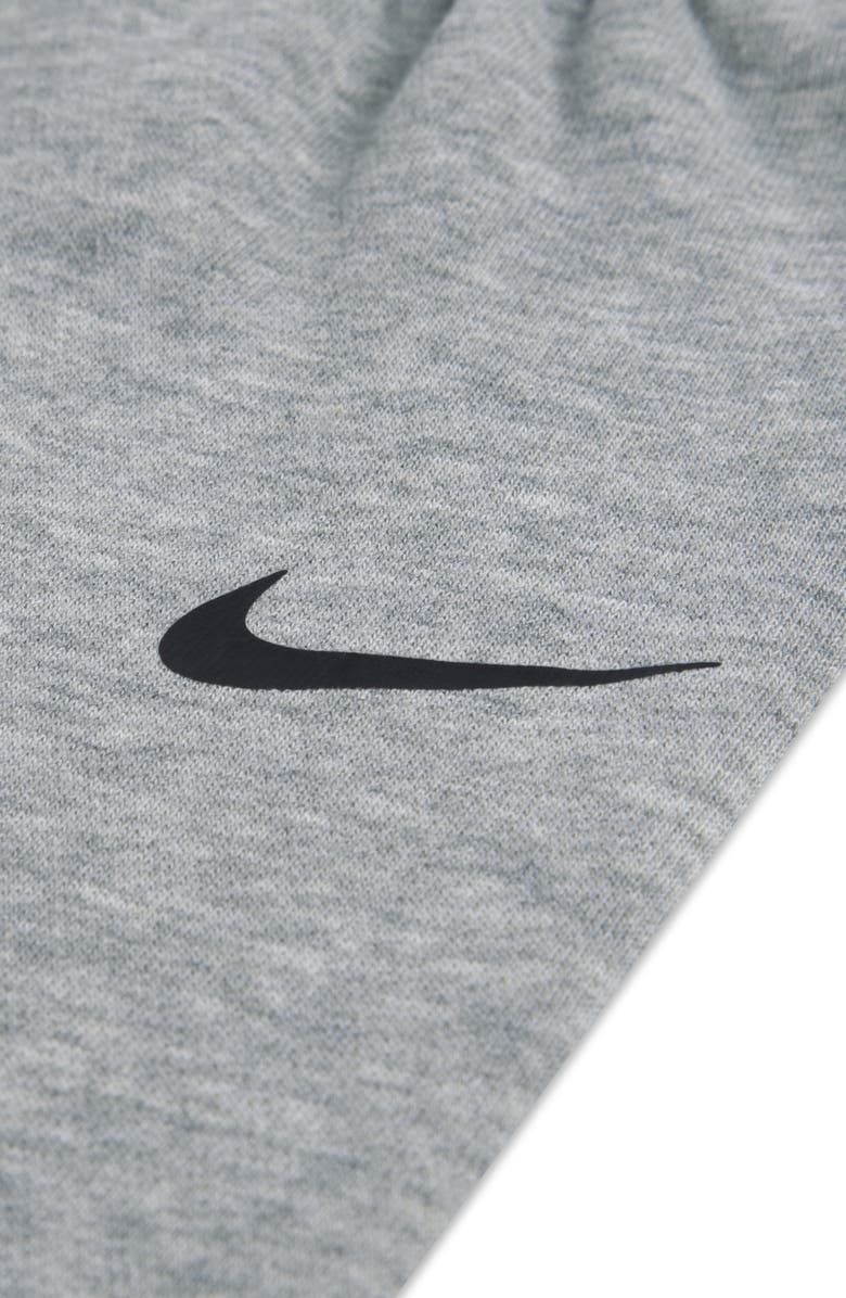 Nike Swoosh T-Shirt & Joggers Set, Alternate, color, Dark Grey Heather/ Black