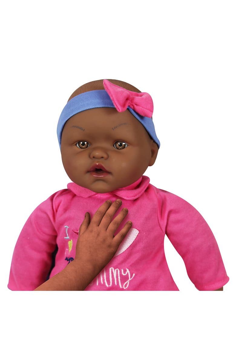 Lissi 15 Inch Talking African American Baby Doll Set, Pink & Blue, I Love You Mummy, Alternate, color, Multicolored
