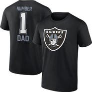 FANATICS Men's Fanatics Branded Black Las Vegas Raiders Father's Day T-Shirt
