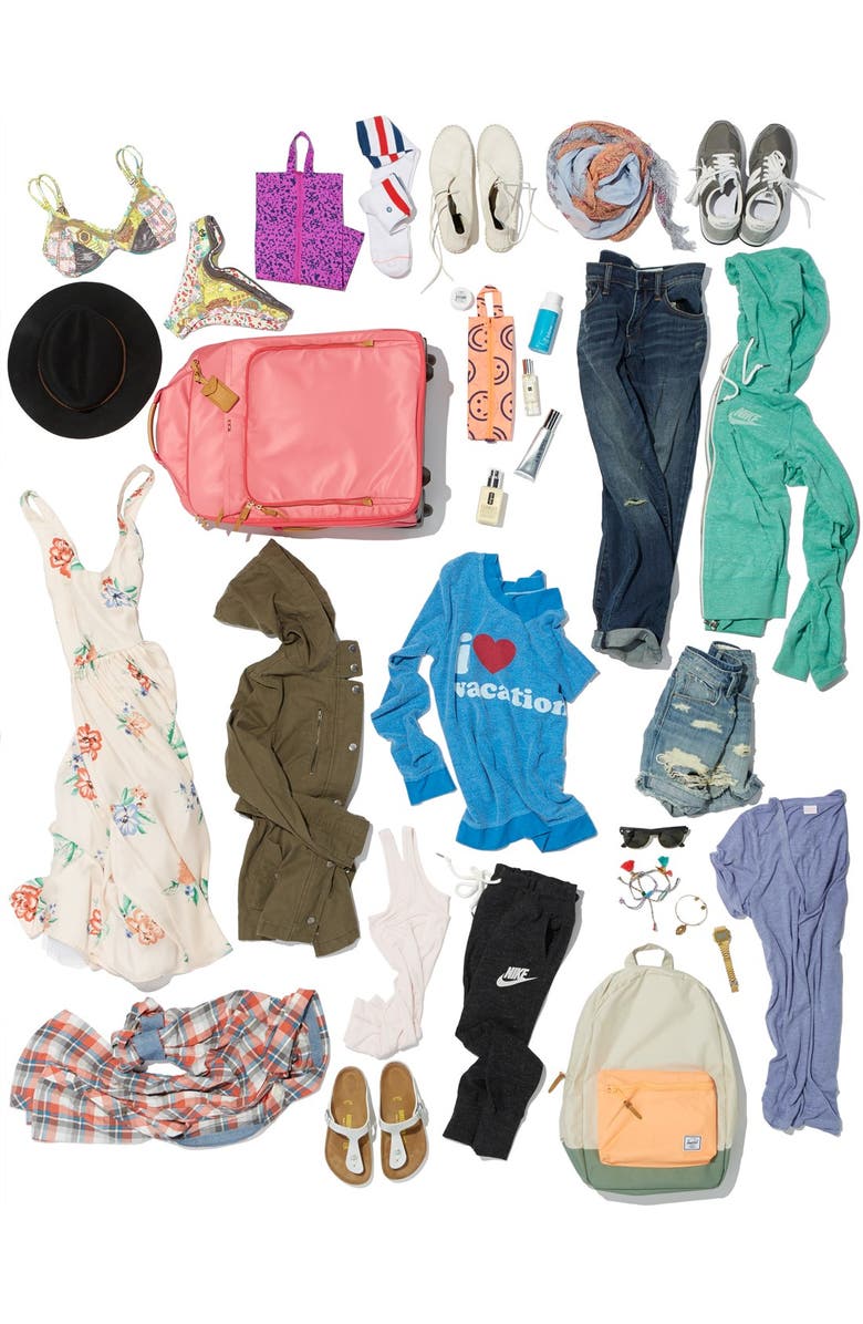 Chaser 'I Love Vacation' Pullover Sweatshirt, Alternate, color, 