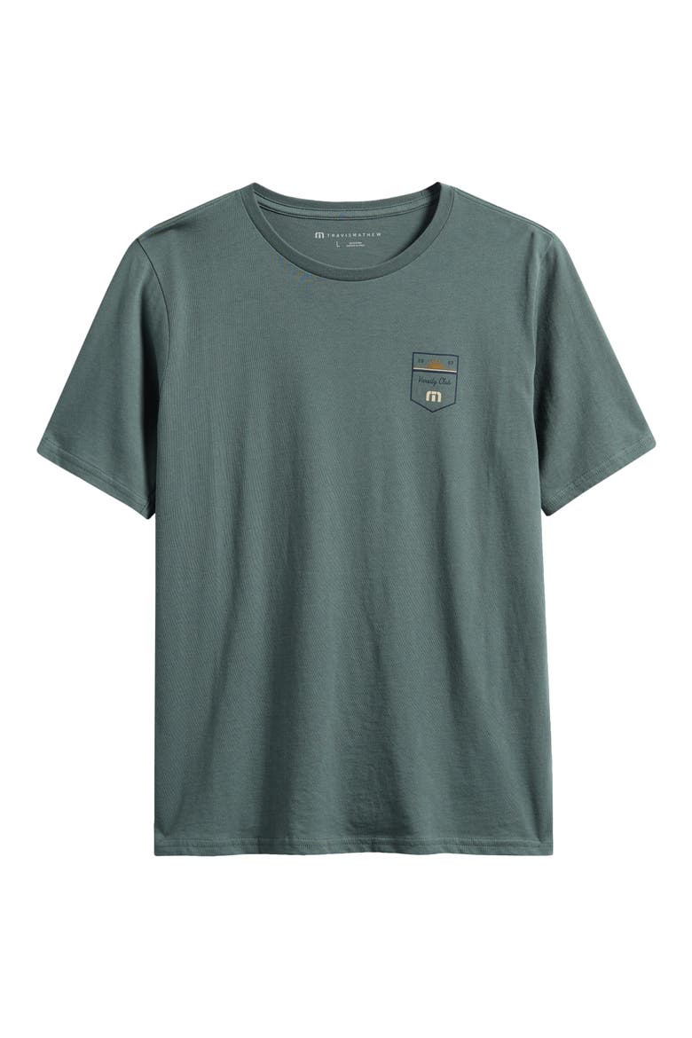 Kids' Y Club Charm Graphic T-Shirt, Main, color, BALSAM GREEN
