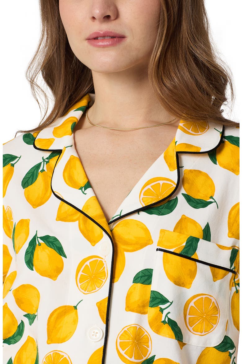Print Stretch Jersey Short Pajamas, Alternate, color, MAIN SQUEEZE