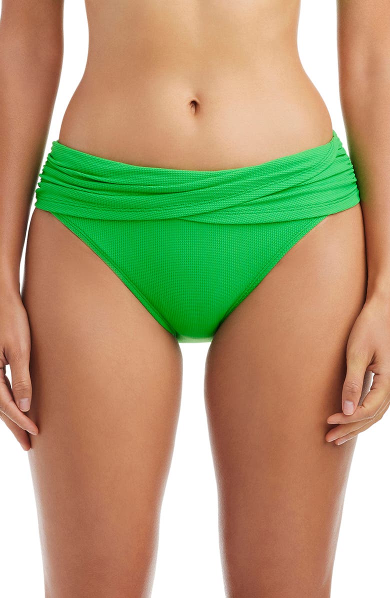 BLEU by Rod Beattie Sarong Hipster Bikini Bottoms, Main, color, Basils Bar