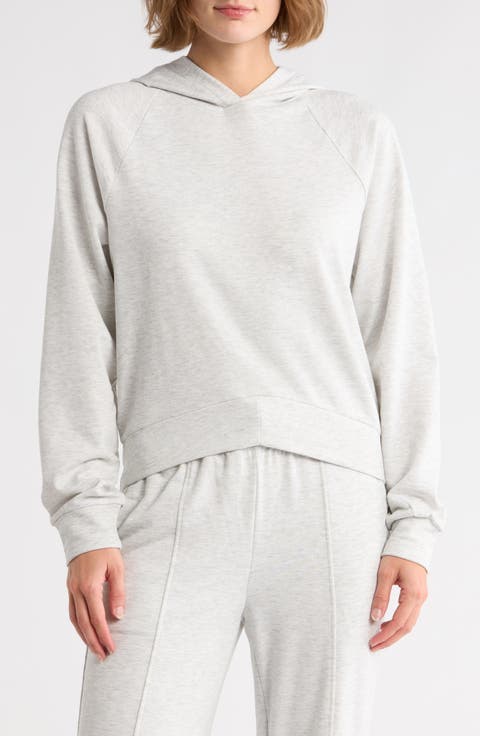 Moxy Brushed French Terry Crop Hoodie