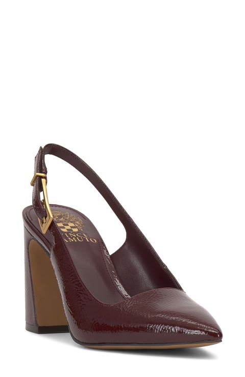 Amaryn Faux Leather Slingback Pump