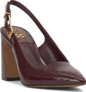 Vince Camuto Amaryn Faux Leather Slingback Pump