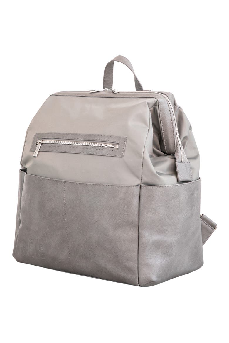 The Backpack Diaper Bag, Alternate, color, GREY