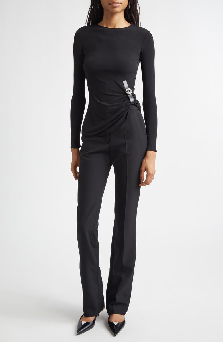 Coperni Suspended Jersey Top, Alternate, color, Black