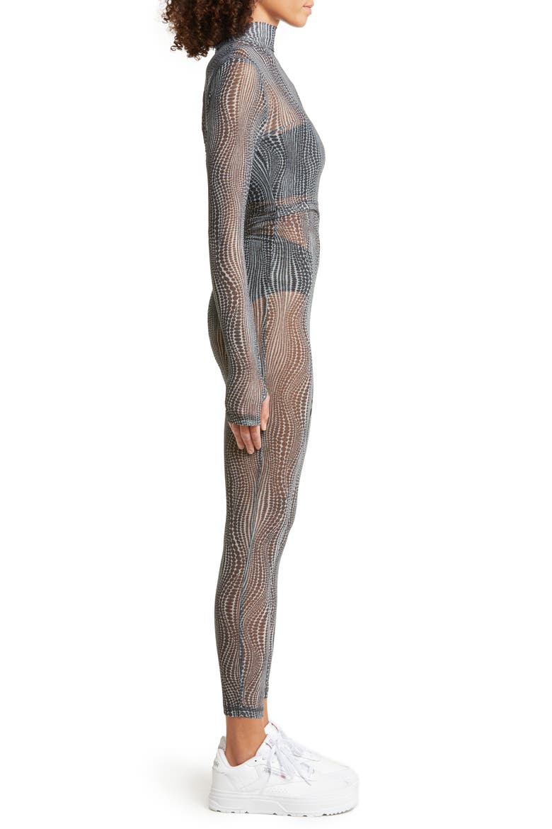 Sheer Jumpsuit, Alternate, color, PURE GREY 2