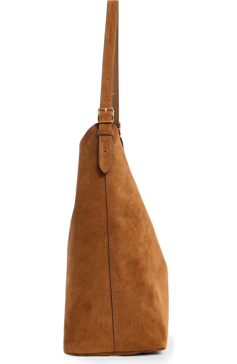 Rebecca Minkoff Megan Leather Hobo Bag, Alternate, color, Cannella