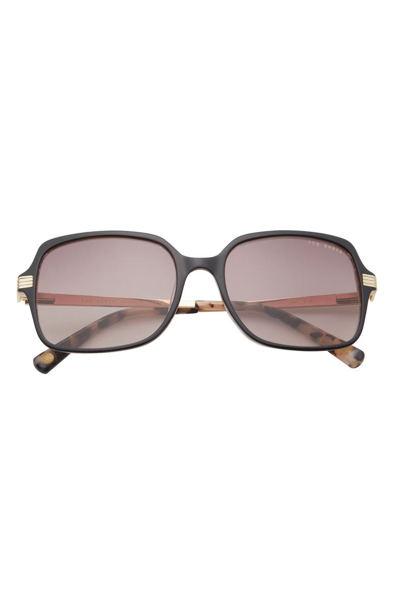 Ted Baker London 55mm Square Full Rim Sunglasses, Main, color,